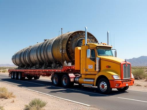 Heavy haul flatbed trucking for Arizona manufacturers and construction